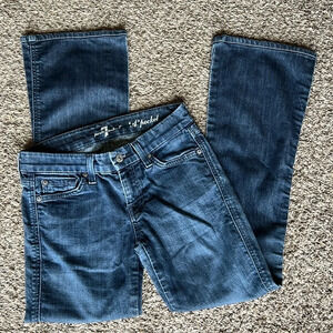 7 For‎ All Mankind Women’s Size 25 ‘A’ Pocket Jeans